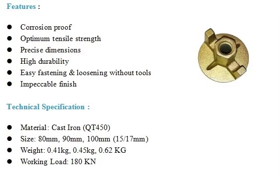 formwork tie rod