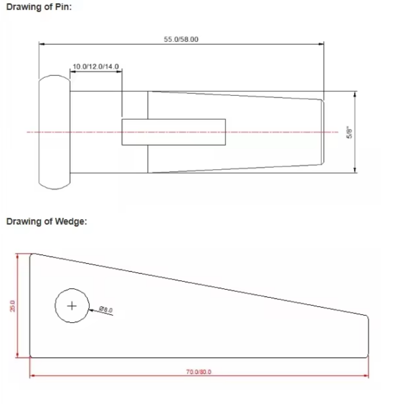 formwork wedge pin008