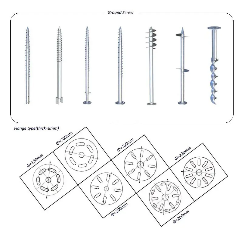 solar ground screw pile 6