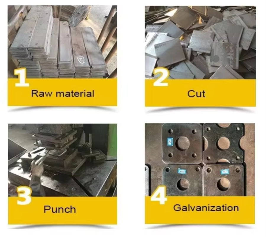 steel prop base plate013